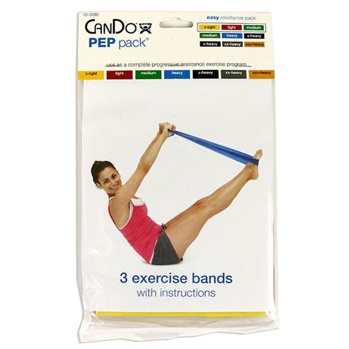 Cando Band PEP Packs Beginner (yel red grn)