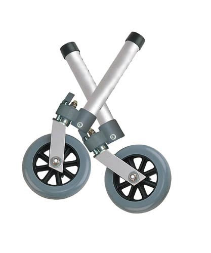 Comb. Swivel/Fixed Wheels 5 w/Lock & Rear Glides (pr)