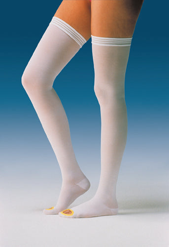Jobst Anti-Em Knee-Hi Large Regular Closed Toe White