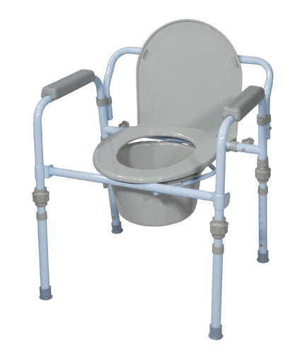 Commode Folding Steel 3-in-1 Non-Retail Carton (Drive) Each
