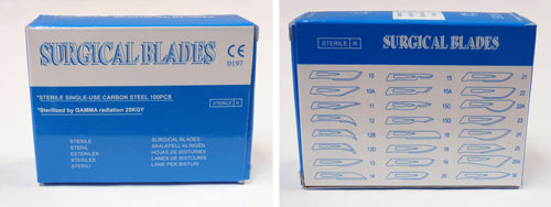 Scalpel Blades #22 St/Steel Box/100 Dynarex