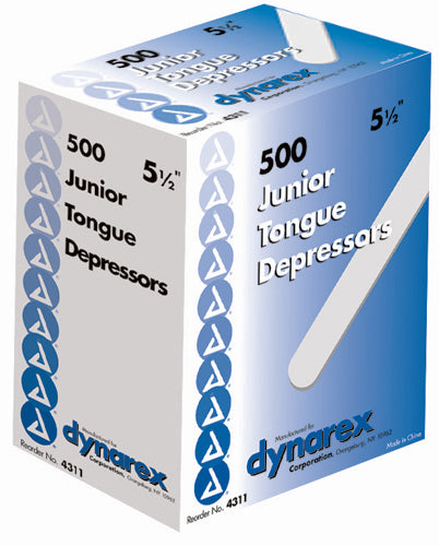 Tongue Depressors-Regular 6 Non-Sterile Bx/500