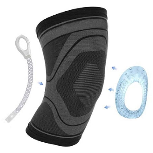 Active Cmprsn Knee Slv w/Ptla Gel Spt & Flxbl Stays Small