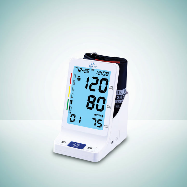 Blue Jay Perfect Measure Big Digit Talking Dlx BP Monitor