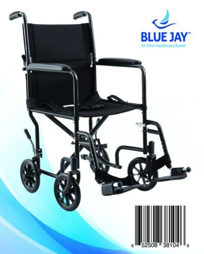 ROLL WITH ME 19 Steel Transport Wheelchair