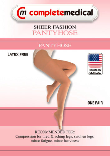 Ladies' Sheer Firm Spt X-Tall 20-30mmHg Panty Hose Black