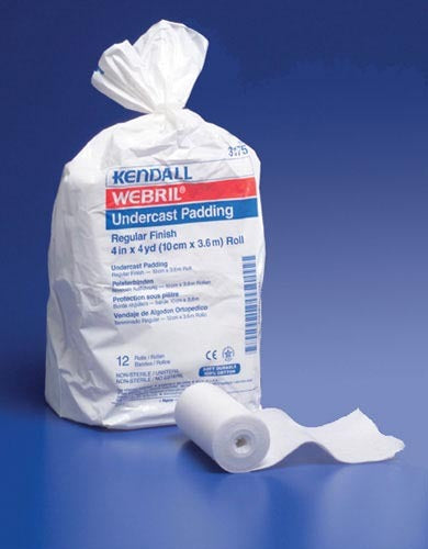 Webril 100% Cotton Undercast Padding 6 x 4 Yds Bg/6