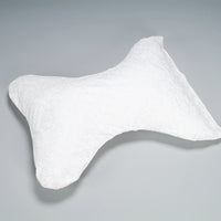 Cervical Butterfly (Bow Tie) Pillow w/Removable Cvr White